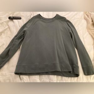 Olive green lulu sweatshirt
